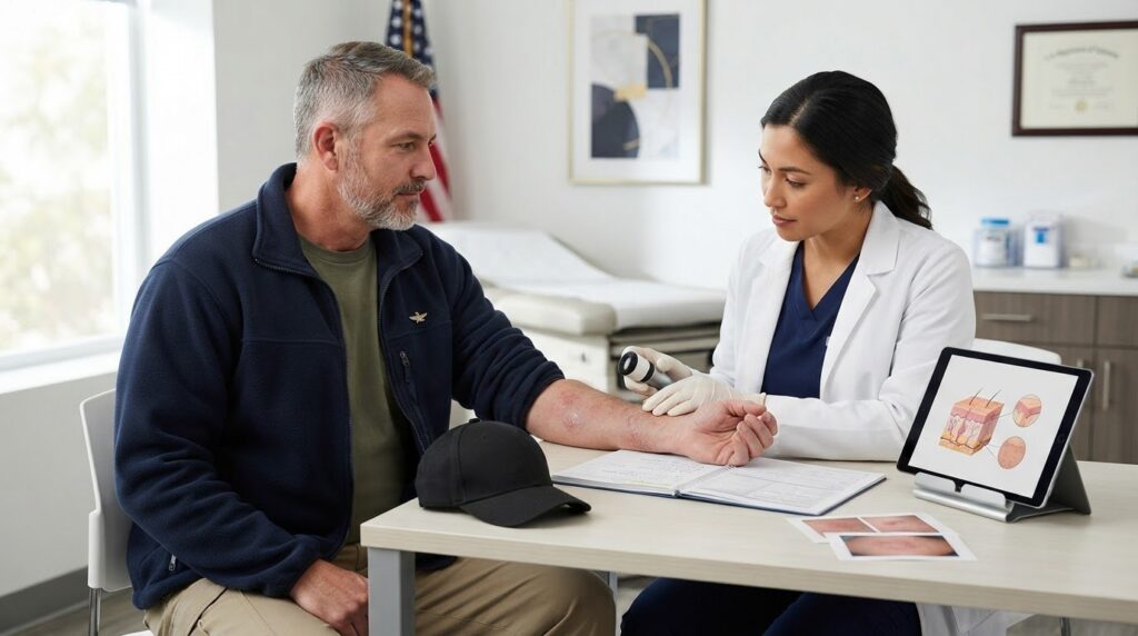 Dermatology VA Claims: Guide to Skin Condition Ratings